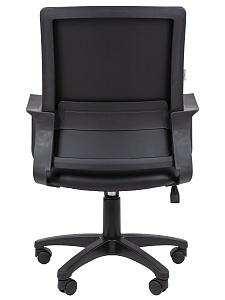Офисное кресло CHAIRMAN 606 ЭКО, экокожа, черный